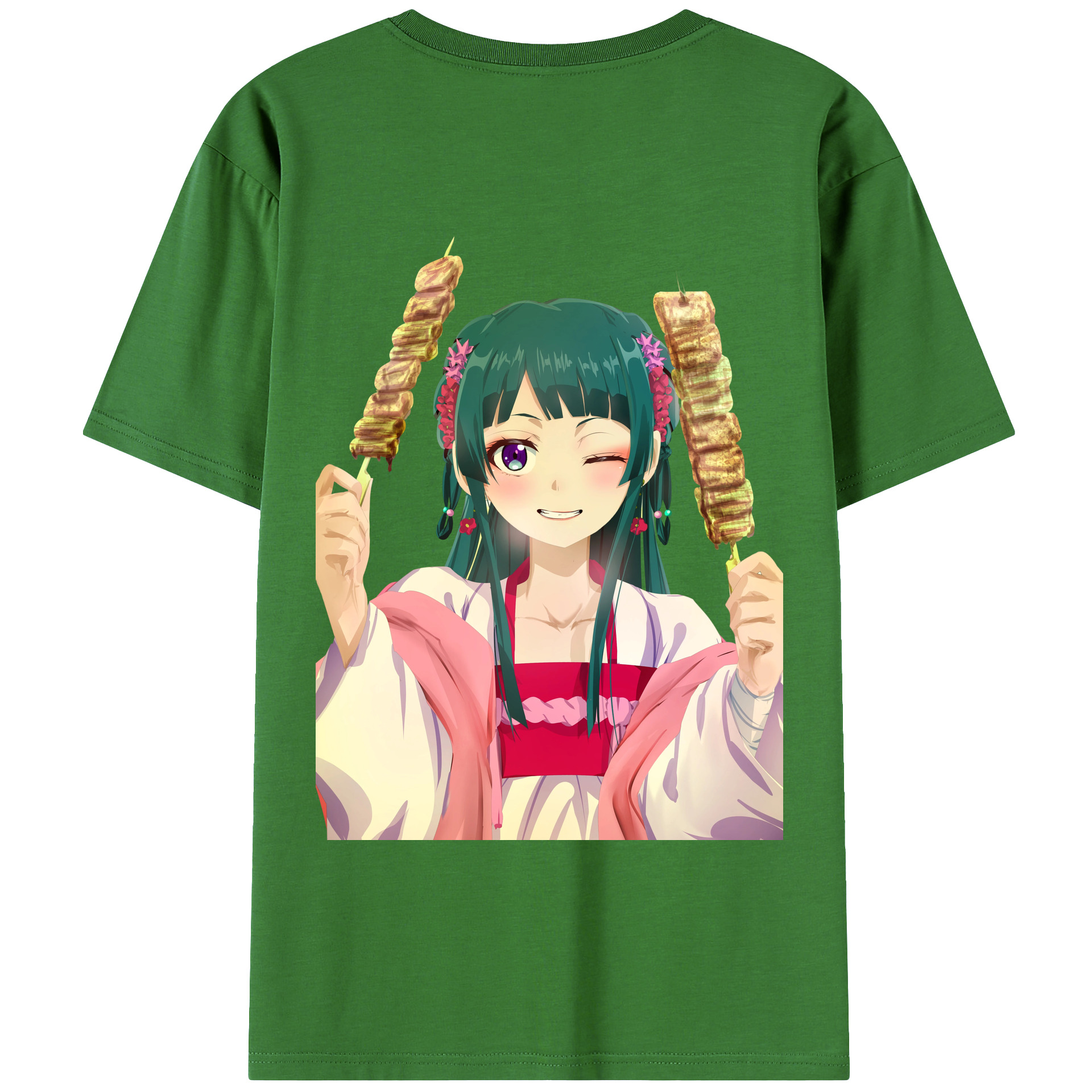 （画像用） 薬屋のひとりごと The Apothecary Diaries レディース半袖Tシャツ(バックプリント)